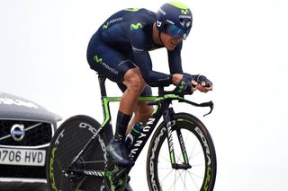 Andrey Amador on stage 14 of the 2015 Giro d'Italia