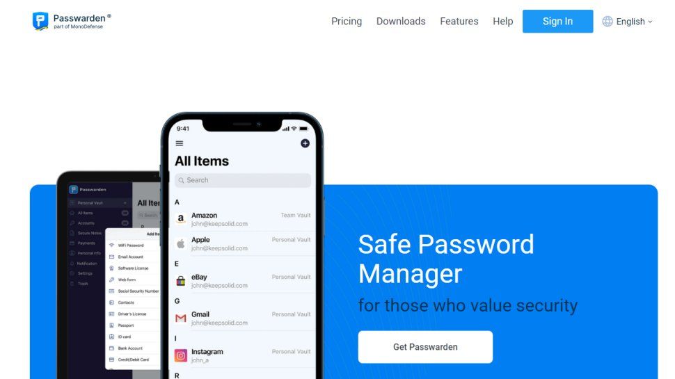 Small businesses should turn to Passwarden for their password management, offering great features aimed at the SMB level.