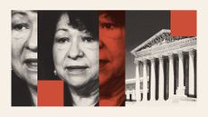 Illustration of Justice Sonia Sotomayor and the US Supreme Court