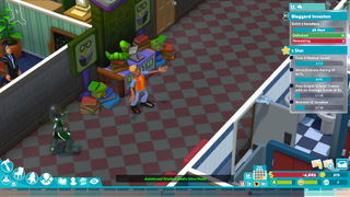 Two Point Campus screenshot showing an assistant recruiting for a club