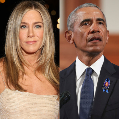 Jennifer Aniston and Barack Obama