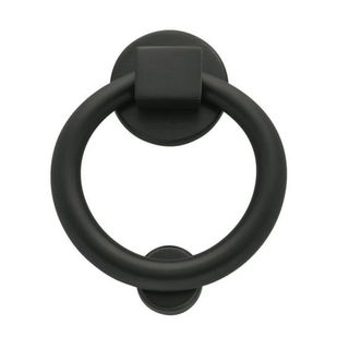 black front door knocker