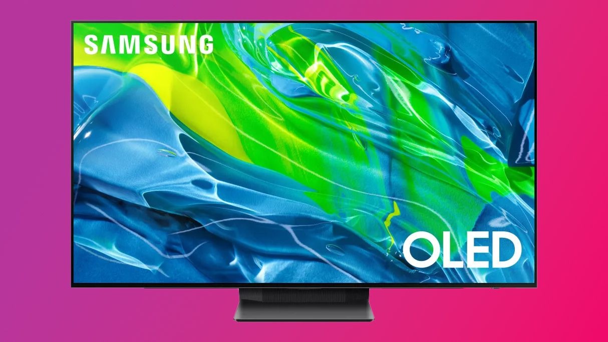 Samsung S95B, one of the best TVs for Xbox and PS5, is near Black