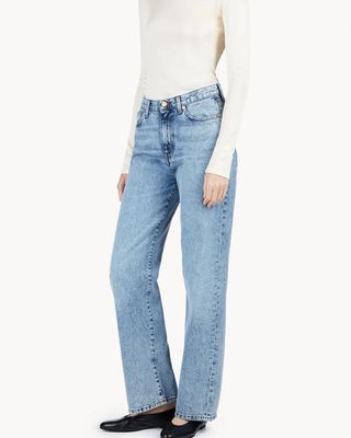 Tove, Sofie Jean Relaxed Leg Mid Blue Length 32