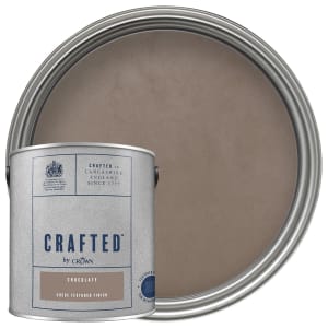 Crafted™ by Crown Emulsion Interior Paint - Textured Chocolate™ - 2.5l