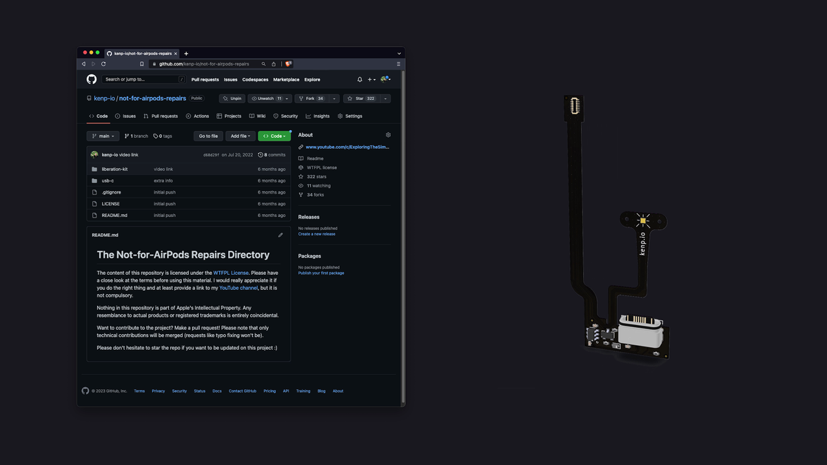 USB-C AirPods Pro project