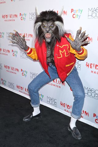 Heidi Klum as a werewolf from Michael Jackson’s Thriller video, 2017