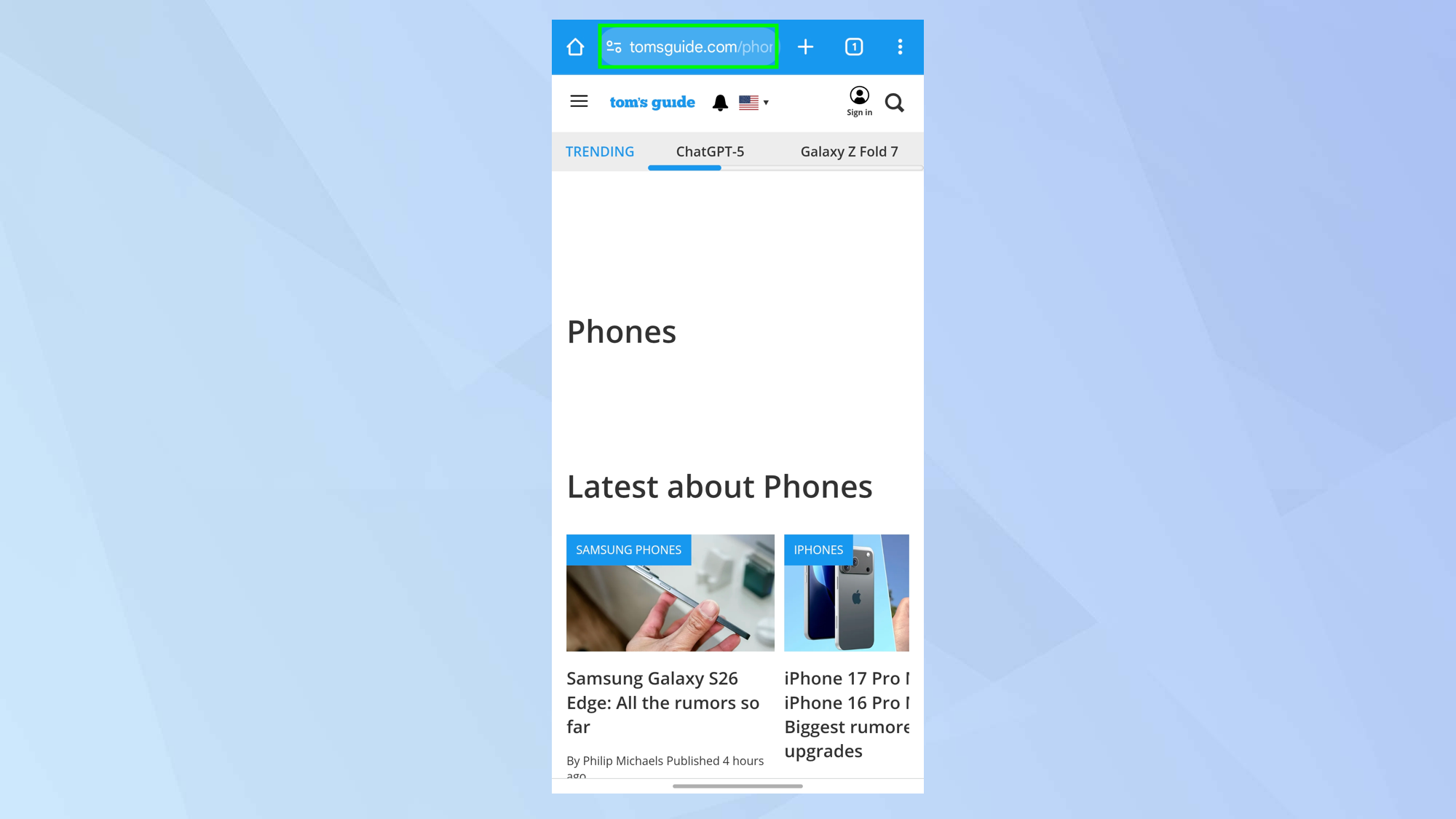 How to move Chrome&amp;rsquo;s address bar to the bottom