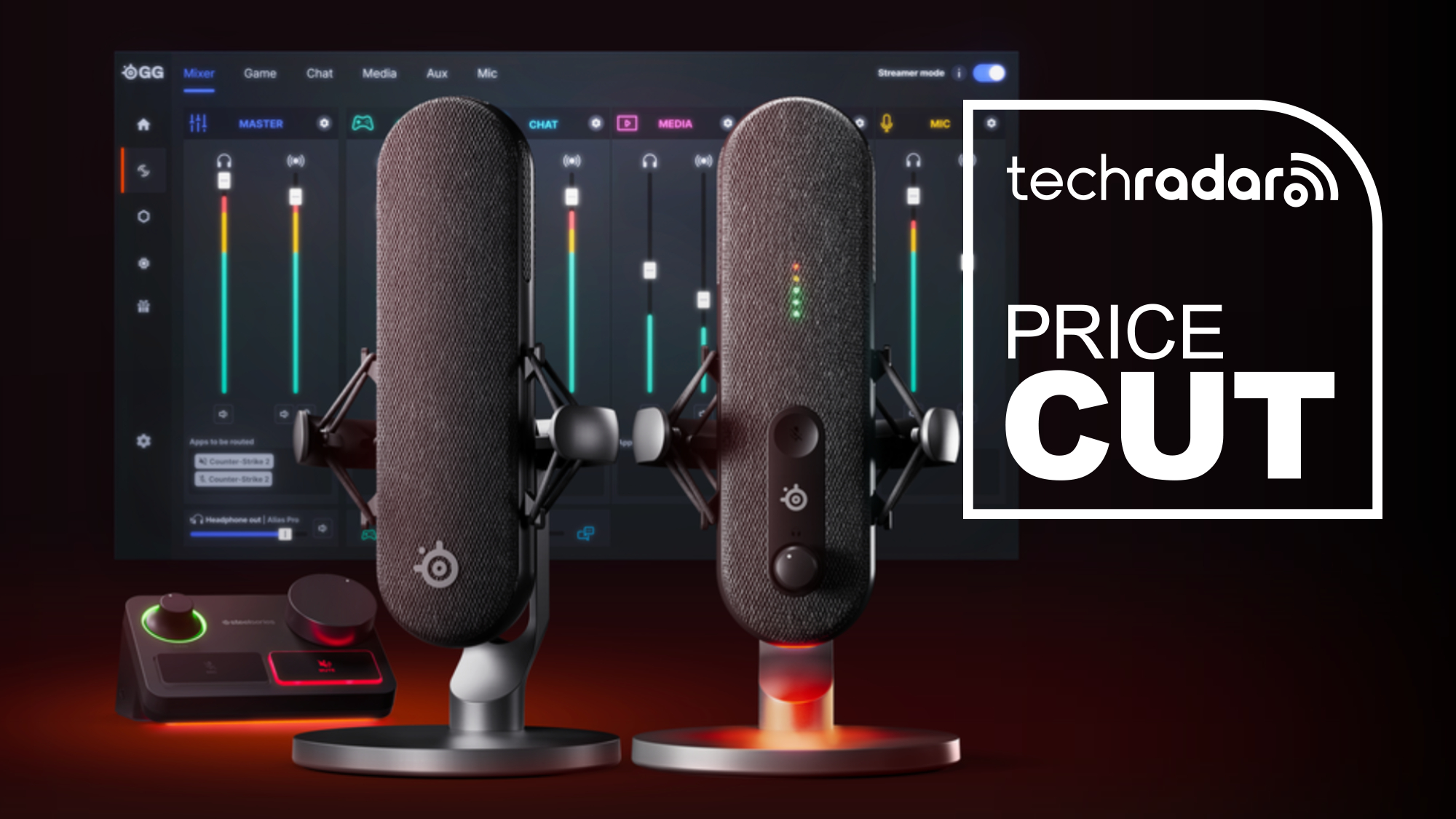 Huge savings on SteelSeries microphones.