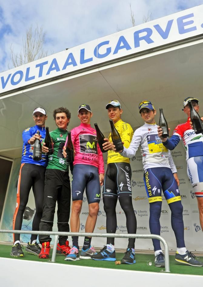 Final jersey holders at the 2013 Volta ao Algarve.