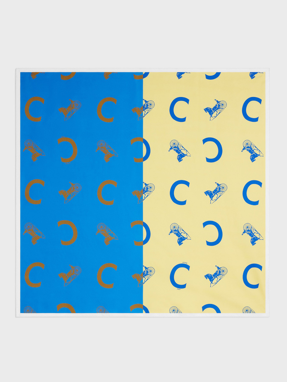 Square in Silk Twill