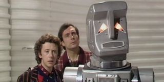 David Dixon, Simon Jones, and Stephen Moore in The Hitchhiker’s Guide To The Galaxy
