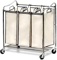 3-Bag Laundry Sorter Cart | Was $42.99, Now $39.47 at Amazon