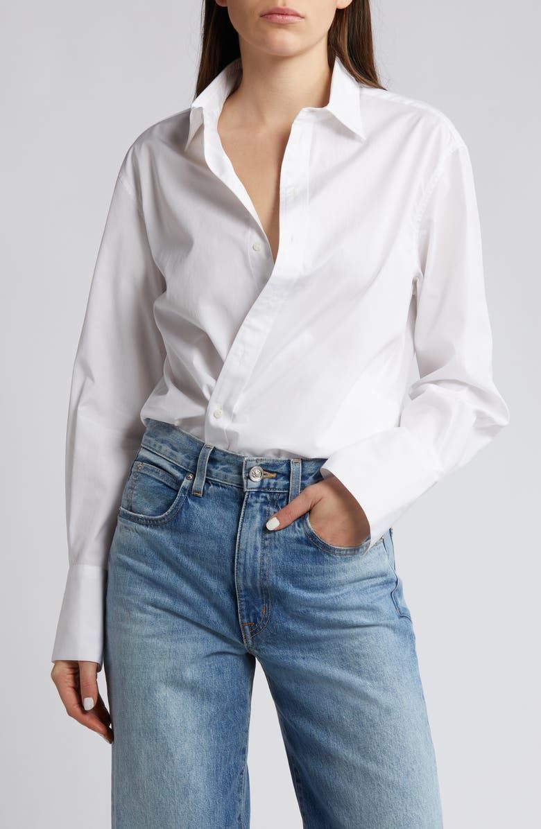 Indiana Asymmetric Poplin Shirt