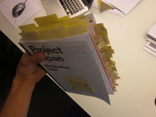 Prototype of ‘Project Japan', OMA's book on the Japanese Metabolists architects