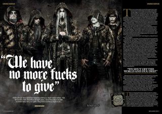 Dimmu Borgir spread in Metal Hammer