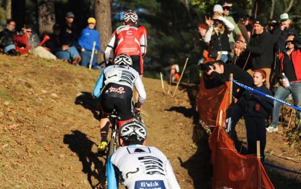 McNicholas on the climb.