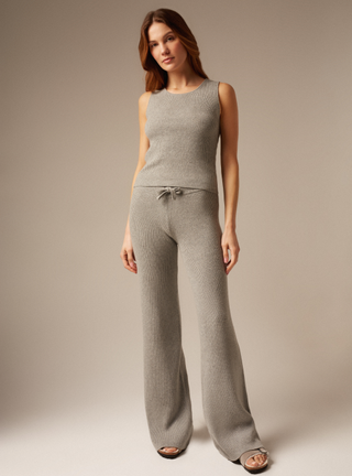 Como | Cashmere Ribbed Trousers
