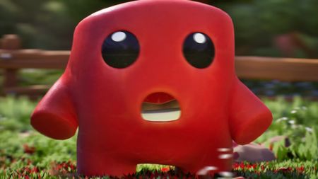 Super Meat Boy 3D Meat Boy gasping