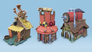 Tethered's buildings play an important role in the game
