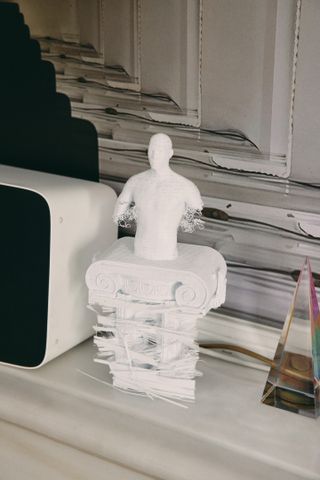 3D printed column figurine