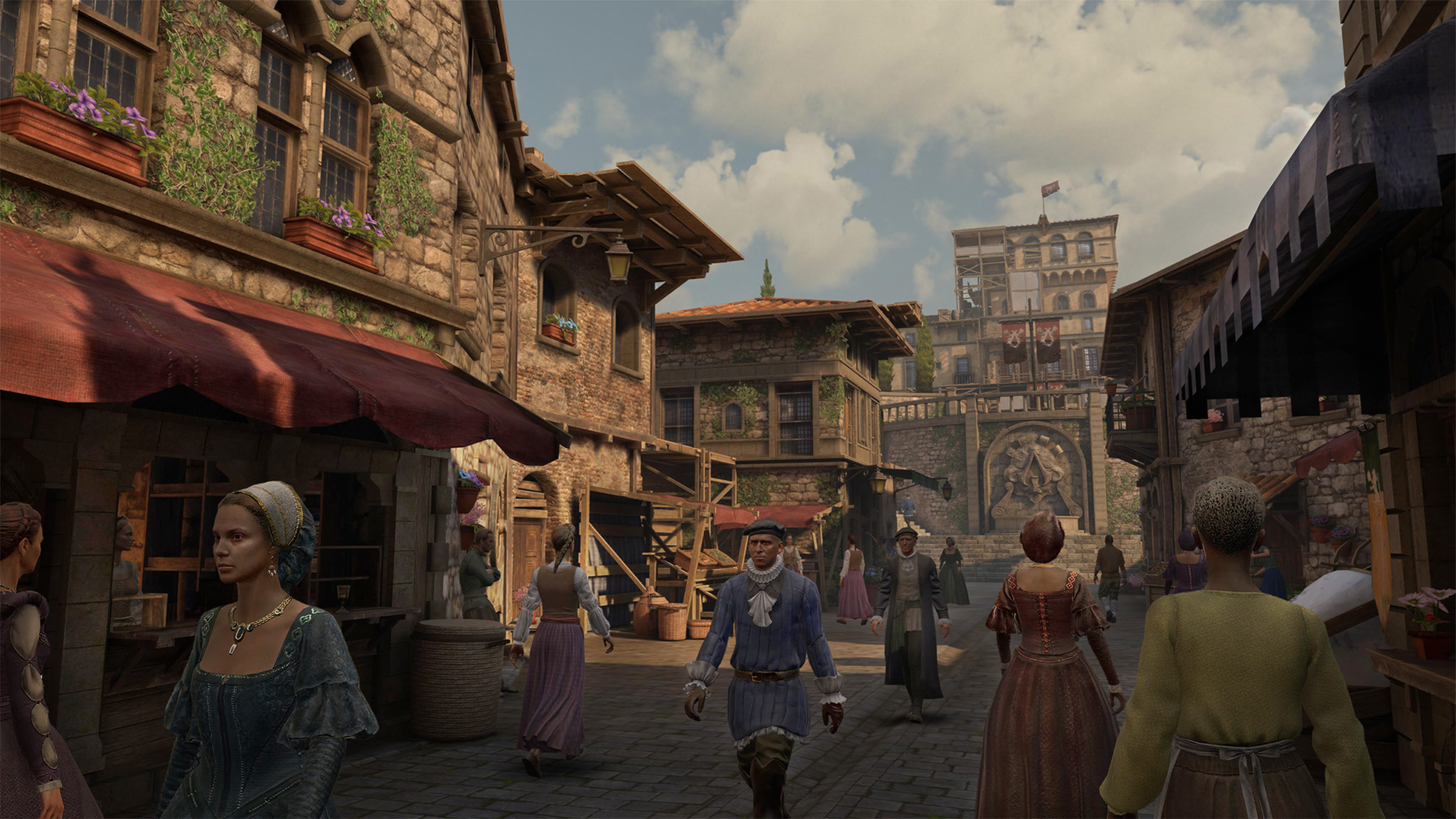 The busy streets of Venice in Assassin's Creed Nexus