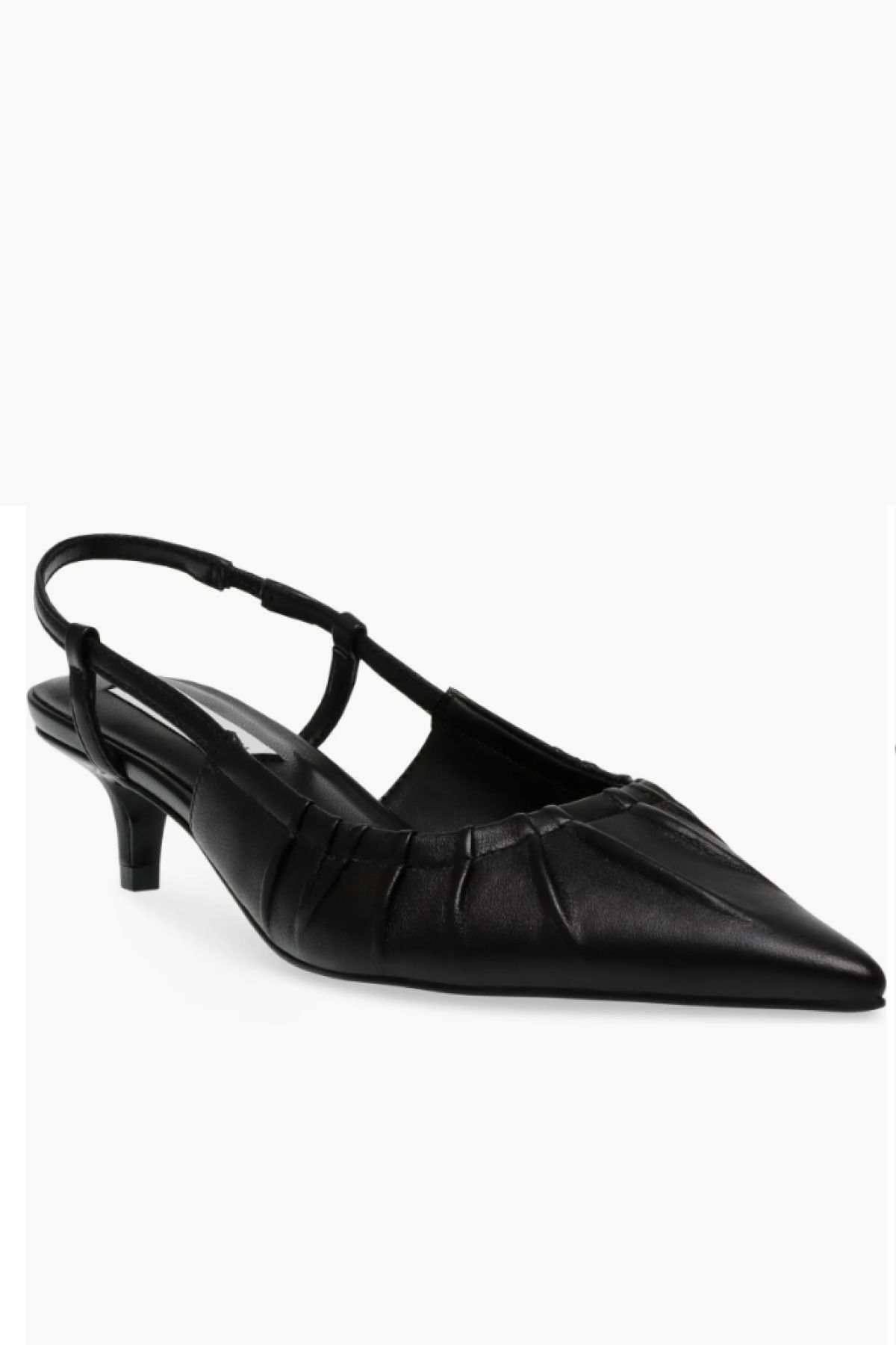 Syrie Kitten Heel Slingback Pointed Toe Pump