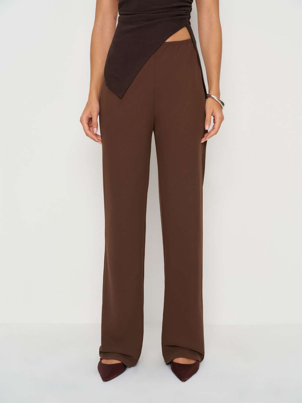 Gale Mid Rise Bias Pant