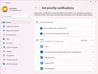 Set priority notifications