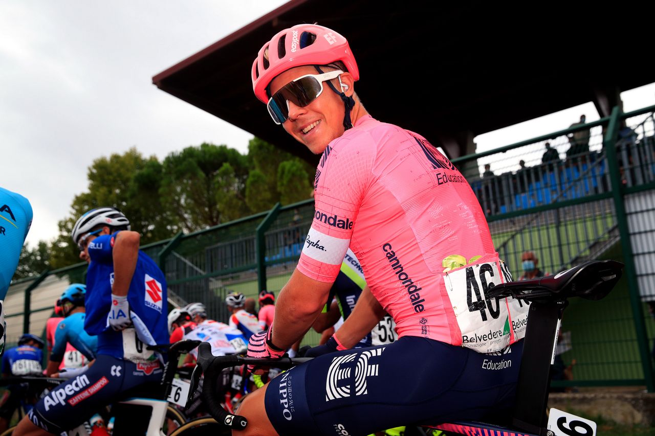 Coppa Sabatini 2021 Gran Premio Citt di Peccioli 69th Edition Peccioli Peccioli 2108 km 16092021 Michael Valgren DEN EF Education Nippo photo Luca BettiniBettiniPhoto2021