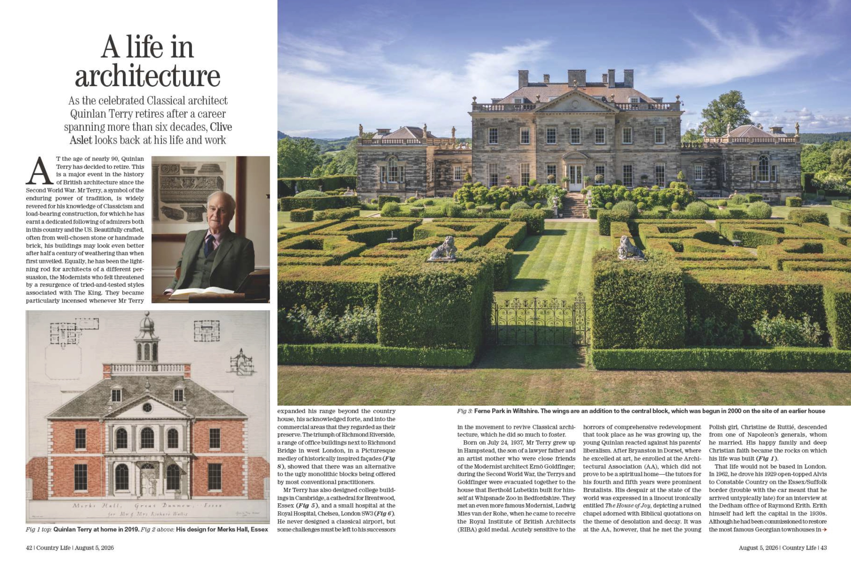 Spreads from Country Life August 5, 2026