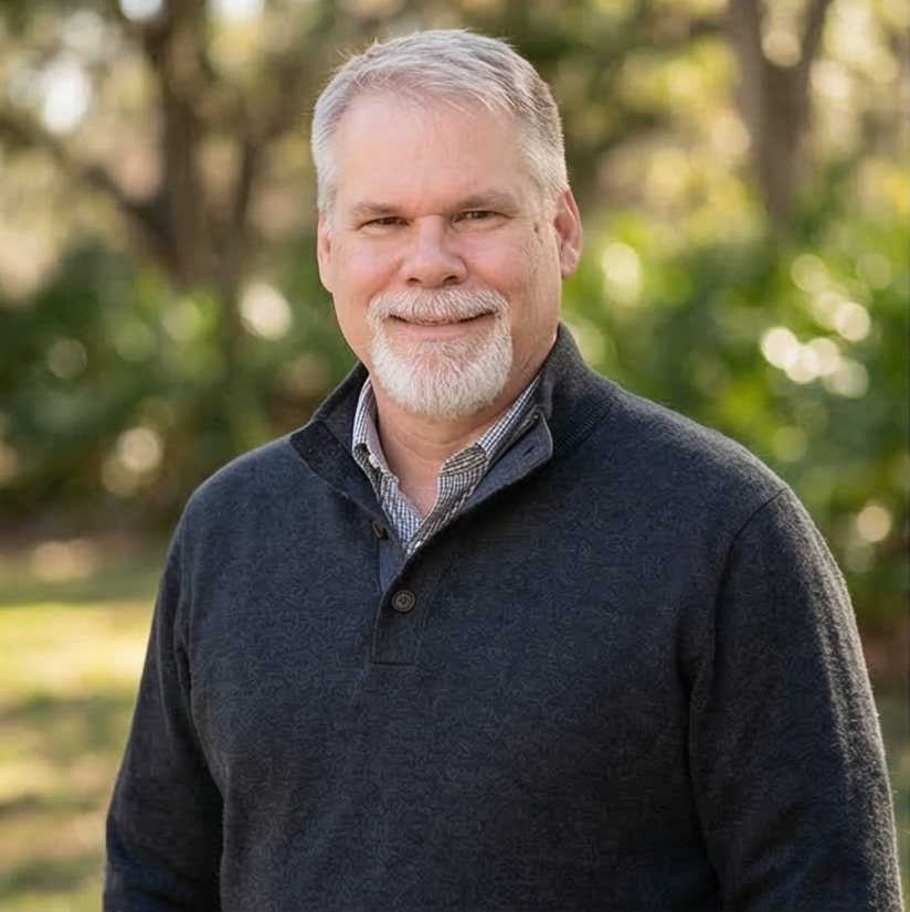 Smiling outdoor headshot of Peter Thordarson.