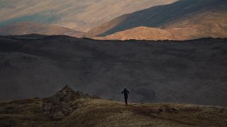 Tom Hollins in hikes the Wainwrights