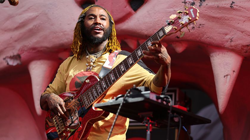 Stephen Lee Bruner of Thundercat performs before the Red Hot Chili Peppers at MetLife Stadium on August 17, 2022 in East Rutherford, New Jersey