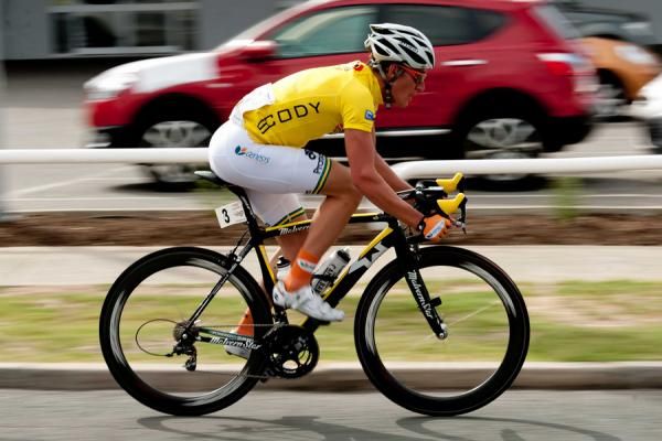 Anthony Giacoppo wearing yellow.