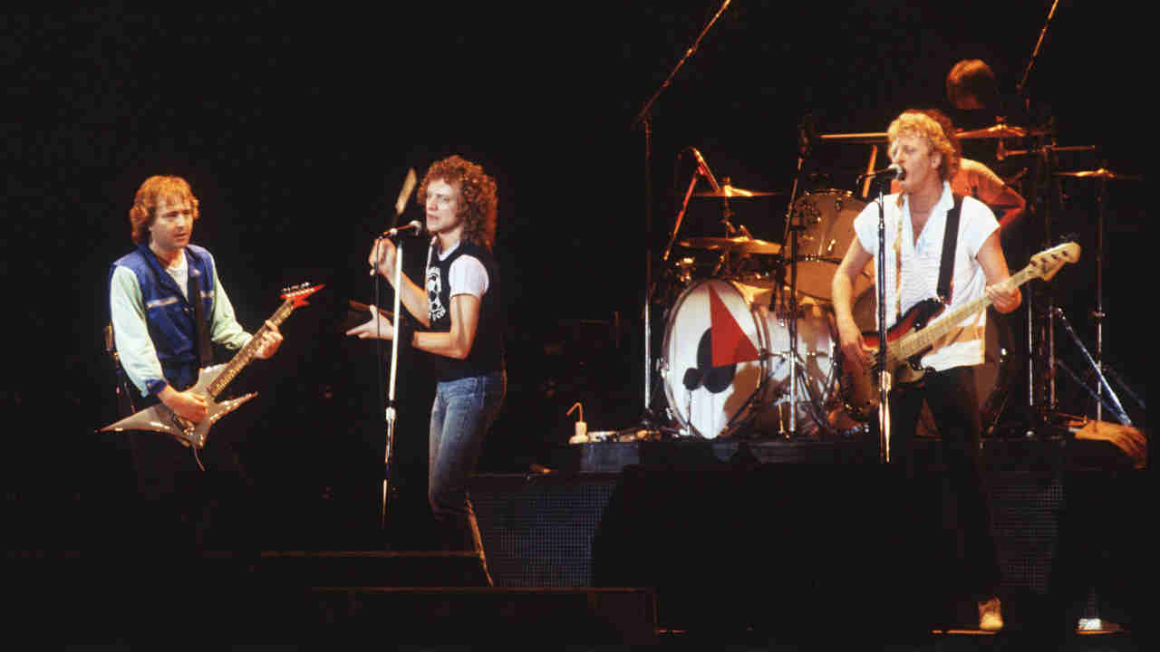 Foreigner performing live in 1981