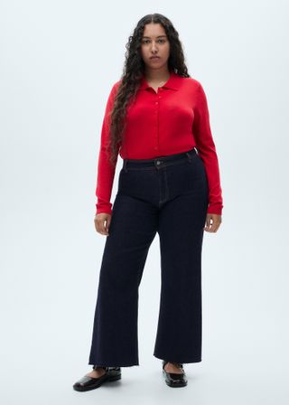 Catherin High-Rise Culotte Jeans