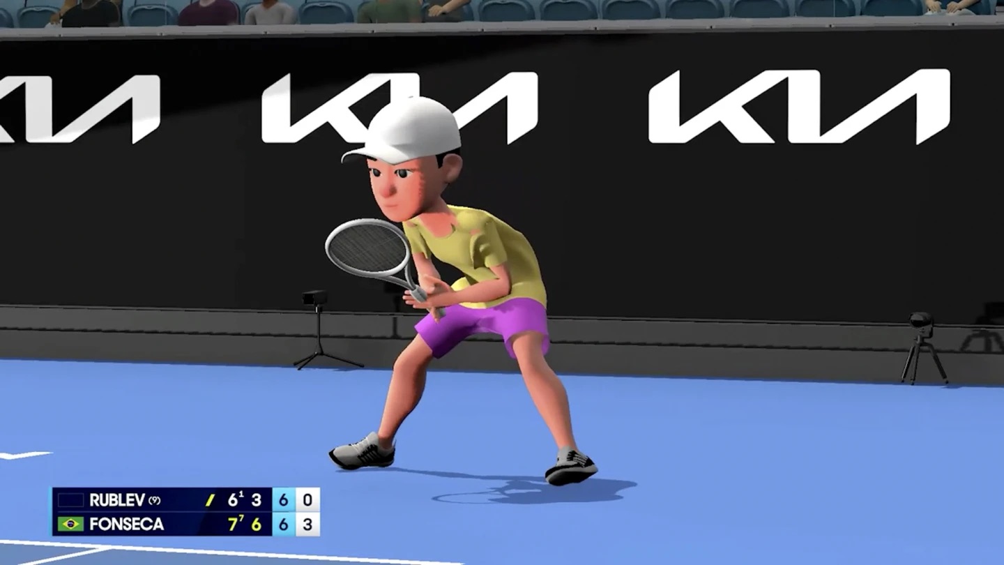 Australian Open Wii tennis