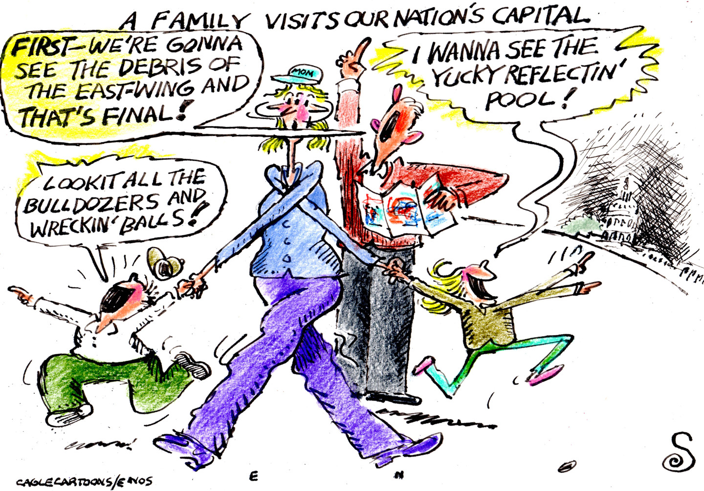 Political cartoon
