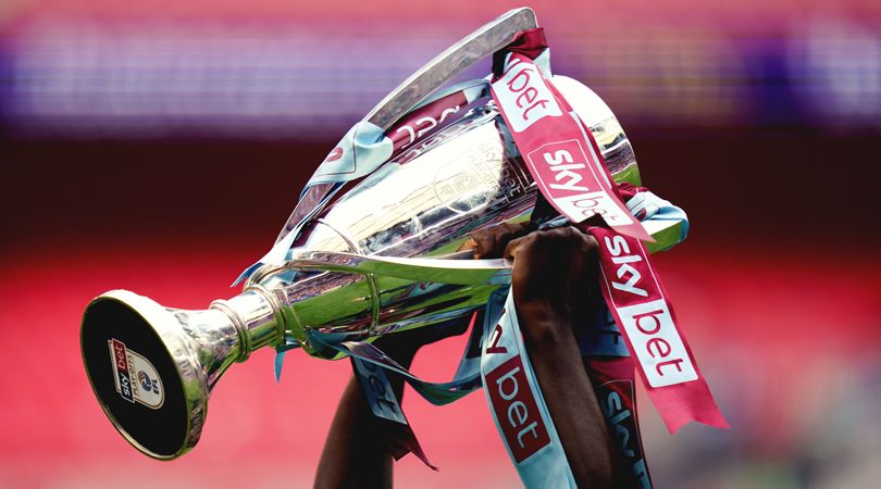 Championship play-off trophy