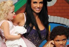 Katie Price, Princess and Harvey - hits back at Channel 4 Harvey joke