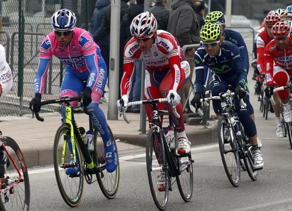 Alessandro Petacchi (Lampre - ISD) and Filippo Pozzato (Katusha)