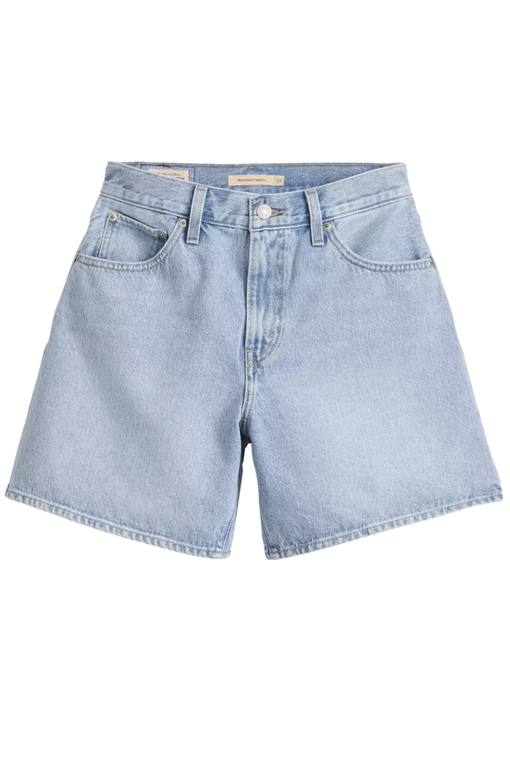 High-Rise Baggy Shorts