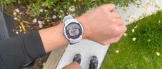 Garmin Instinct 2S being tested on person's wrist