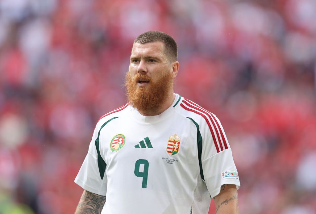 Hungary striker Martin Adam