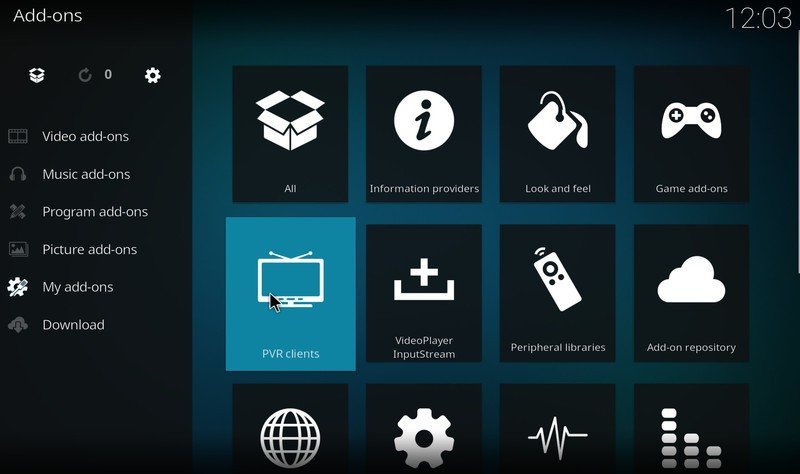 Kodi live TV
