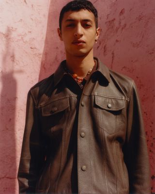 Man wearing shirt on Moroccan street