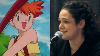 Misty from Pokémon: Indigo League pictured besides Rachael Lillis at SacAnime Winter 2019.