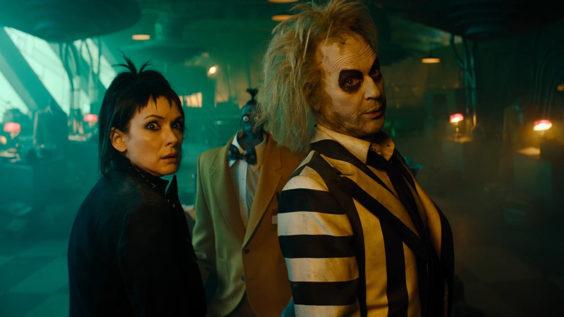 Beetlejuice Beetlejuice stars promise "big swing" surprises in the sequel, as Michael Keaton says it's got a "stronger story" than the original