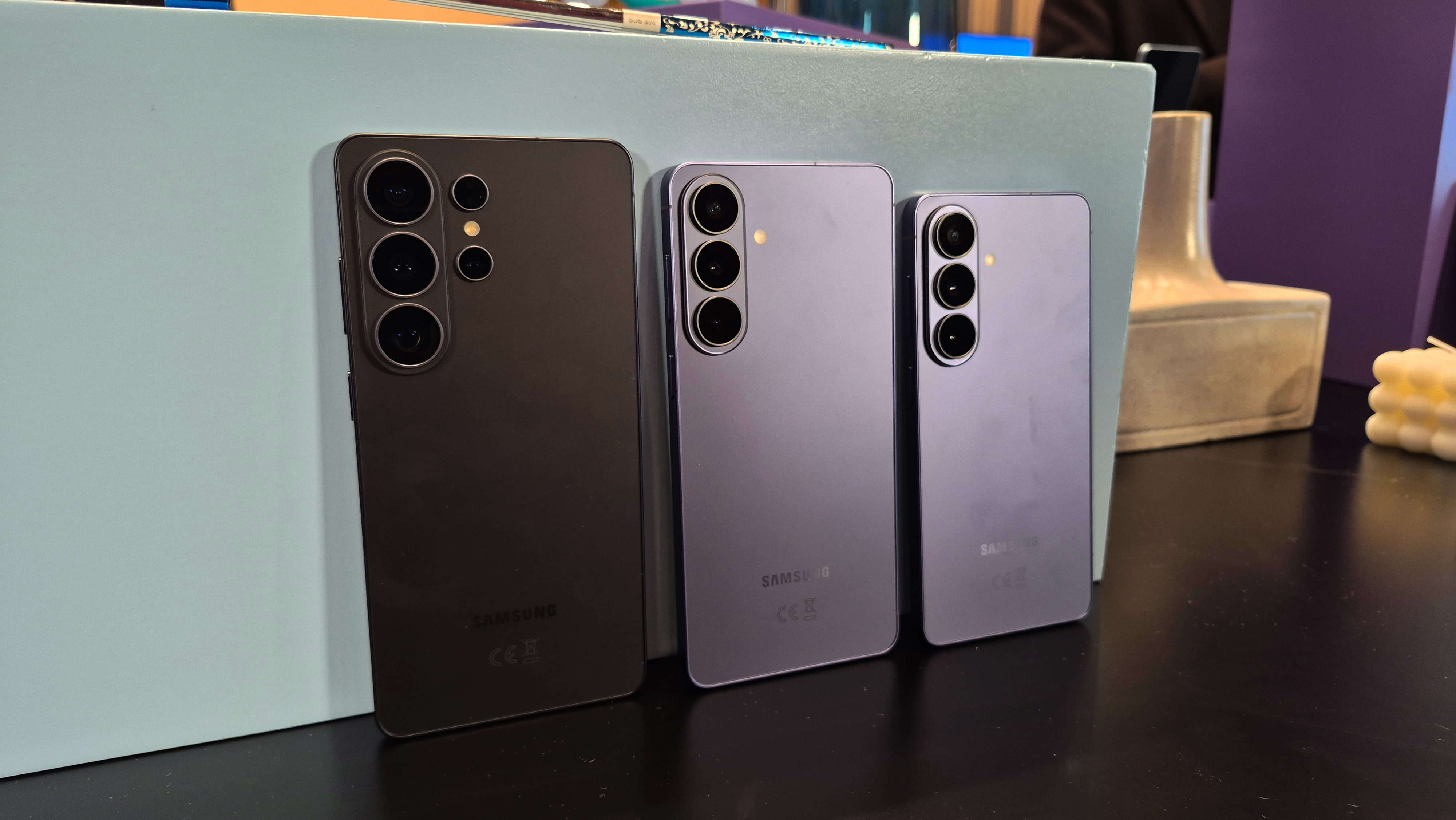 The Samsung Galaxy S26 Ultra on a desk